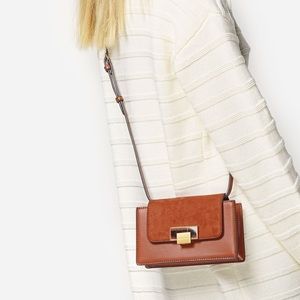 Brand New Charles and Keith Stone Buckle Sling Bag